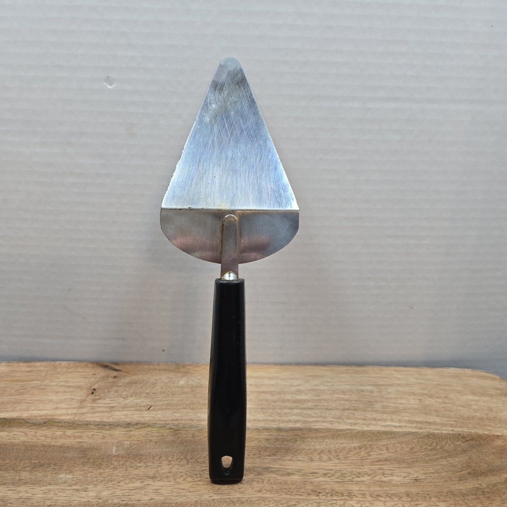Vintage Ekco Stainless Pie Cake Server Black Handle 9.5" Long
